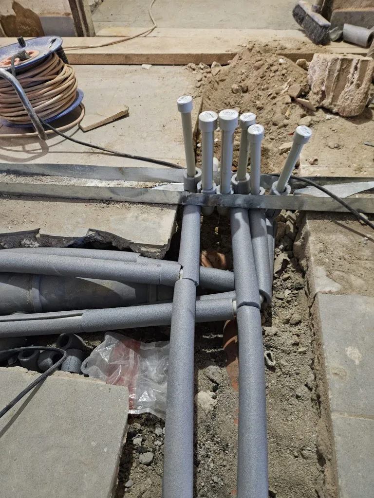 Tady budou vodoměry